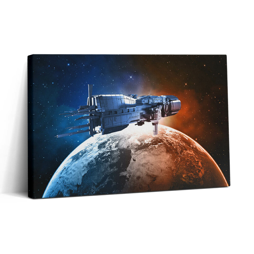 Vászonkép nyomtatás 30x20 Űrhajók