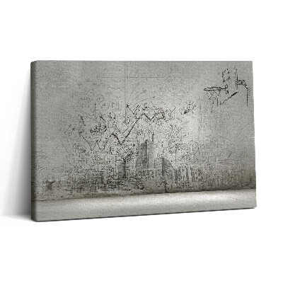 Vászonkép nyomtatás 30x20 Városi vázlat