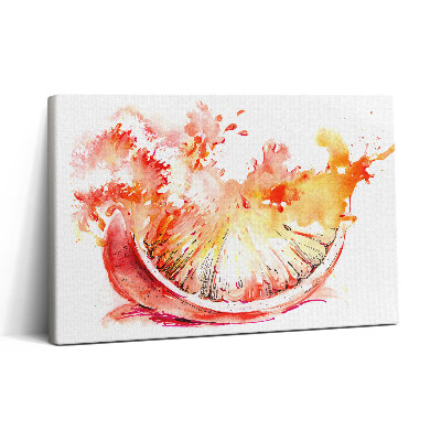 Vászonkép nyomtatás 30x20 Narancsszínűre festett