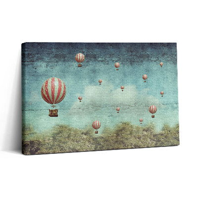 Vászonkép nyomtatás 30x20 Az égen szálló léggömbök