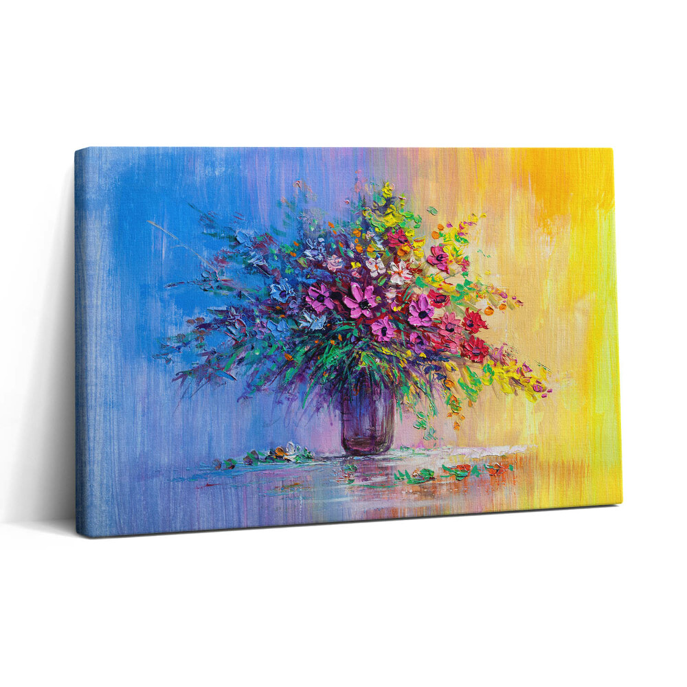 Vászonkép nyomtatás 30x20 Virágok vázában