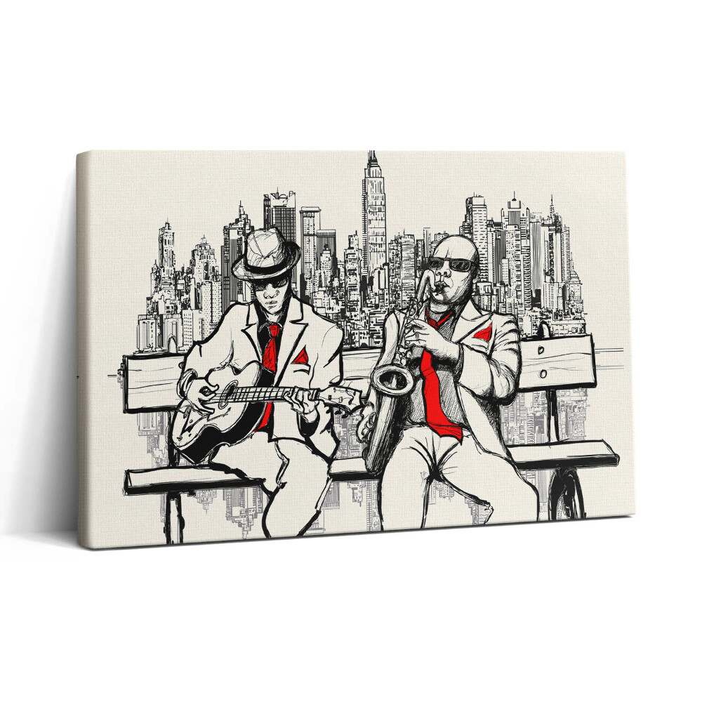Vászonkép nyomtatás 30x20 Jazz New Yorkban