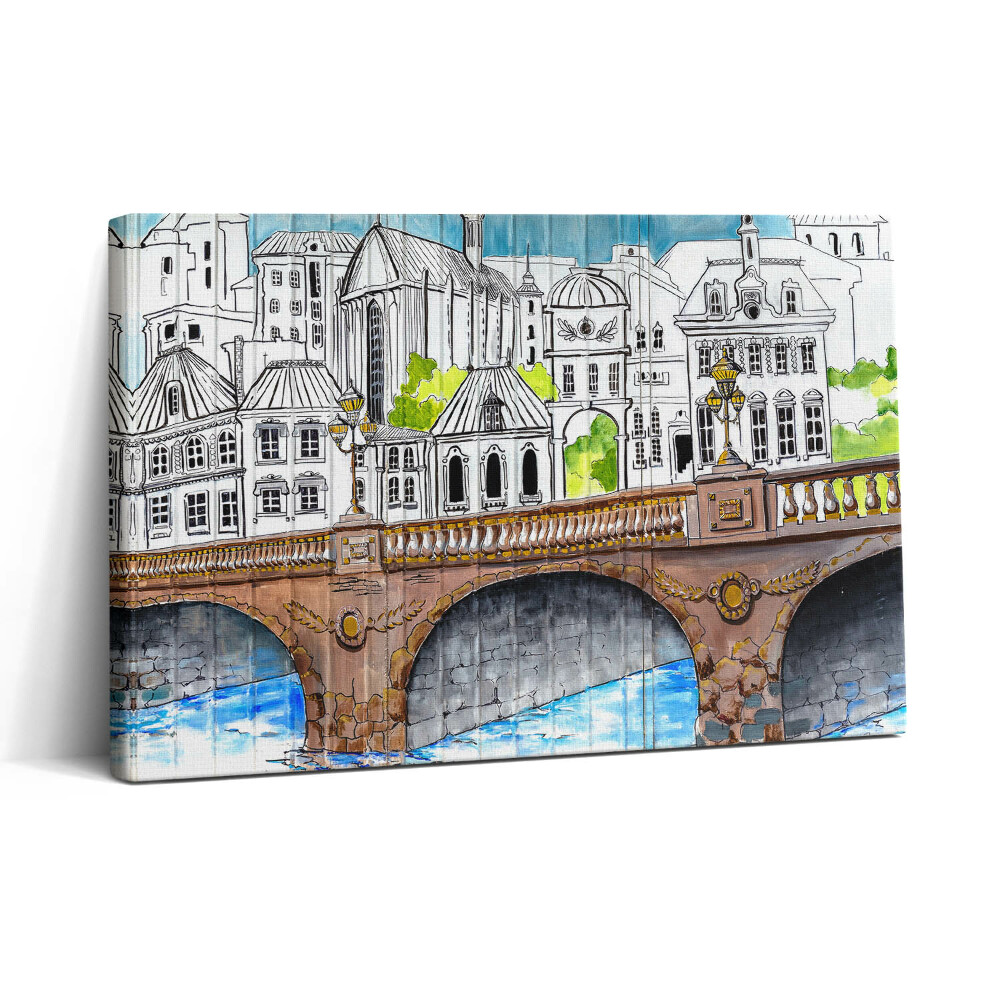 Vászonkép nyomtatás 30x20 Városi graffiti kultúra - Franciaország