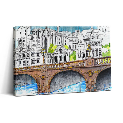 Vászonkép nyomtatás 30x20 Városi graffiti kultúra - Franciaország