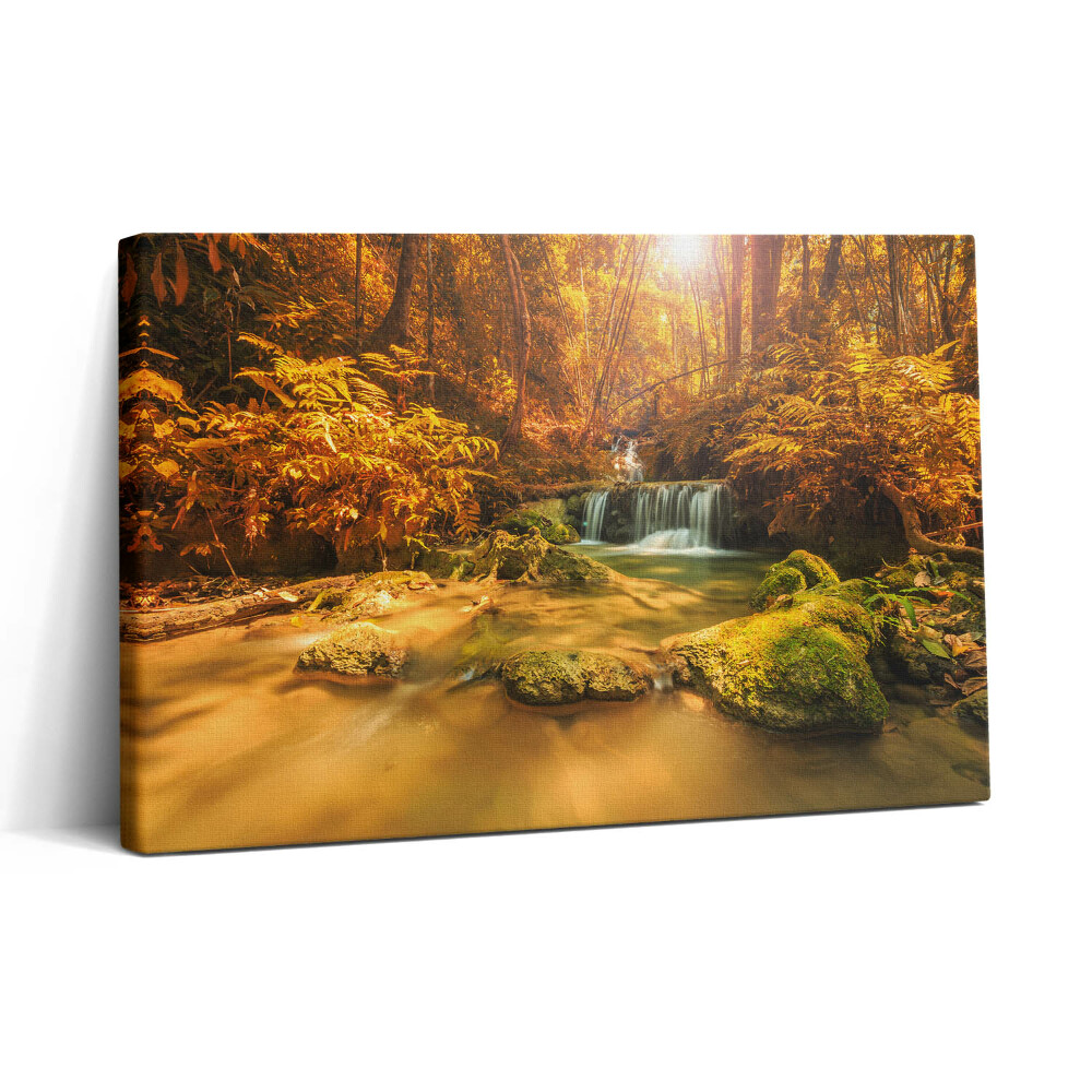 Vászonkép nyomtatás 30x20 Pugang Chiangrai vízesés Thaiföldön