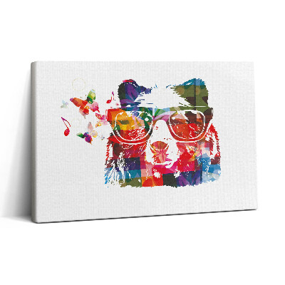 Vászonkép nyomtatás 30x20 Medvefej