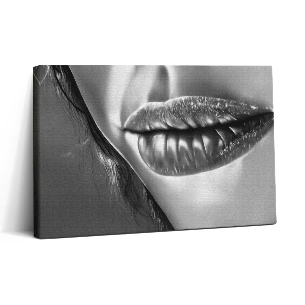 Vászonkép nyomtatás 30x20 Egy nő szája