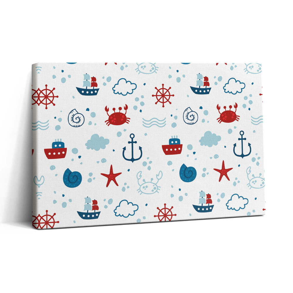 Vászonkép nyomtatás 30x20 Tengeri tengeri minták