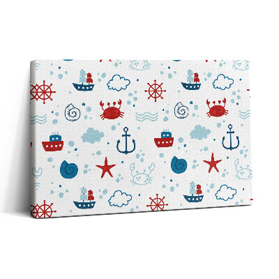 Vászonkép nyomtatás 30x20 Tengeri tengeri minták