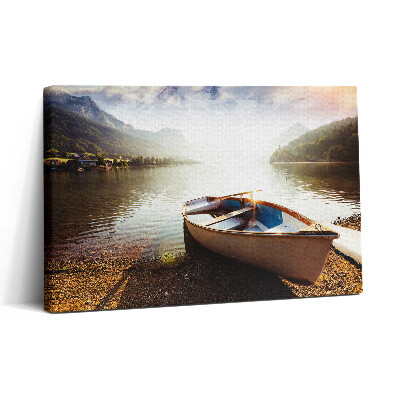 Vászonkép nyomtatás 30x20 Fantasztikus kilátás a tóra