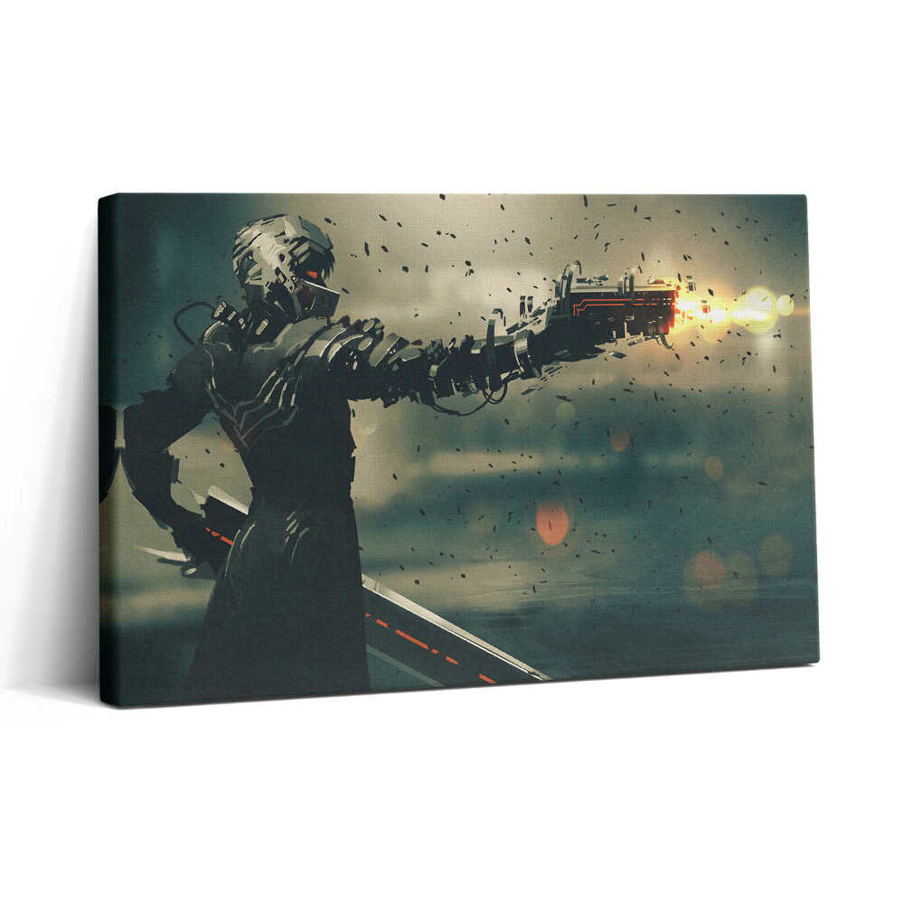 Vászonkép nyomtatás 30x20 Science-fiction illusztráció játékokhoz