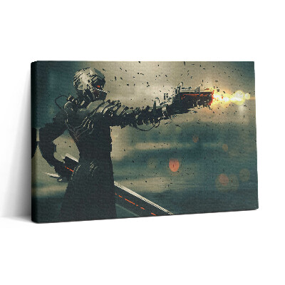 Vászonkép nyomtatás 30x20 Science-fiction illusztráció játékokhoz