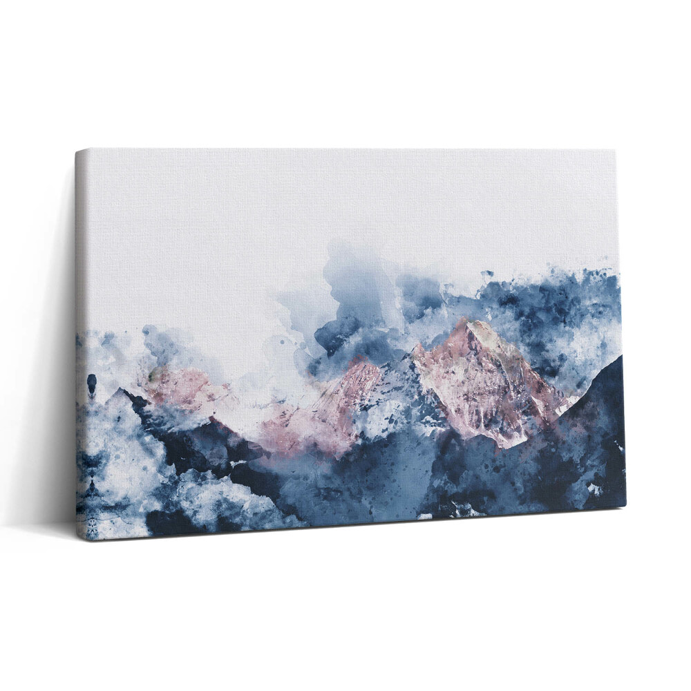 Vászonkép nyomtatás 30x20 Absztrakt hegyvonulatok