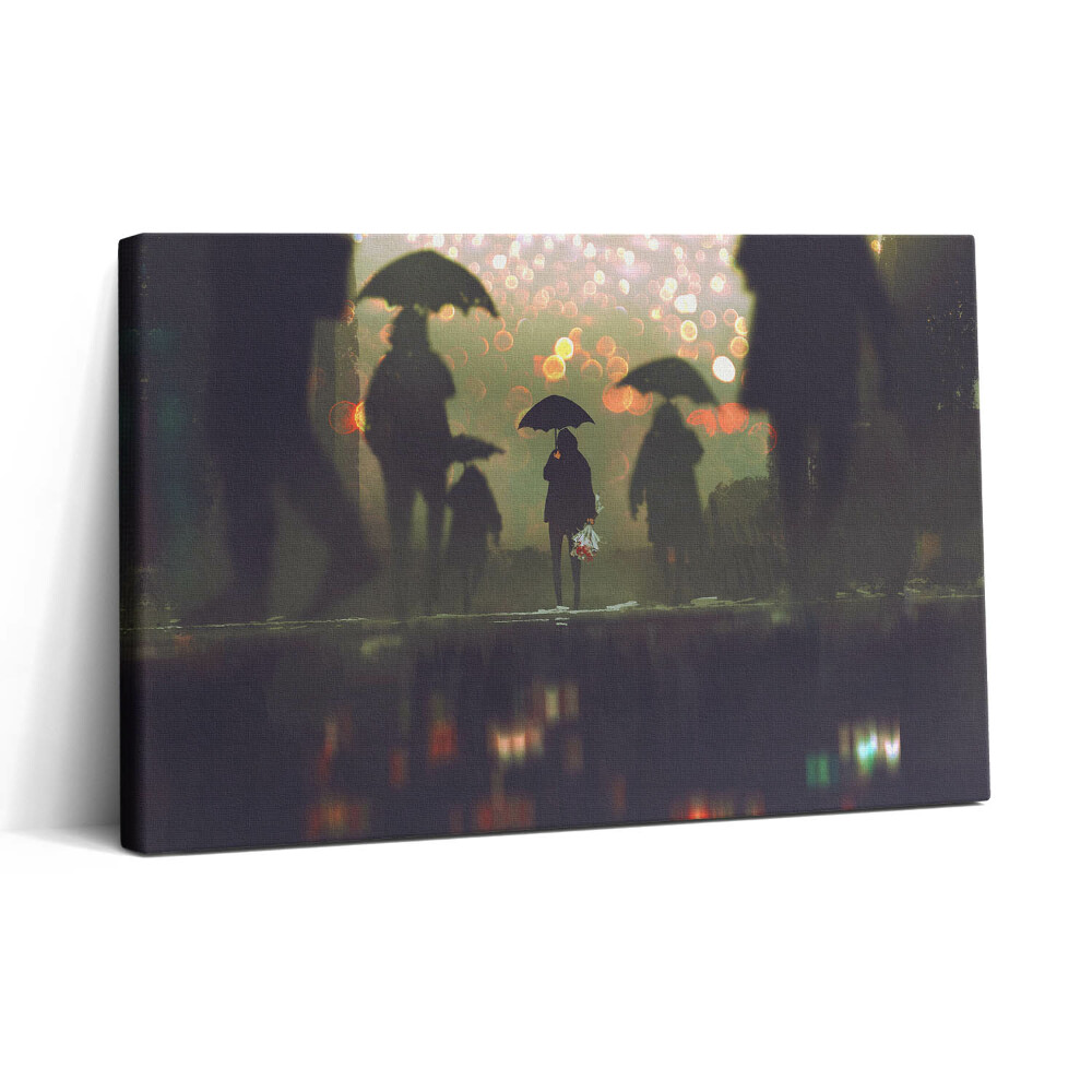 Vászonkép nyomtatás 30x20 Emberek árnyékkal