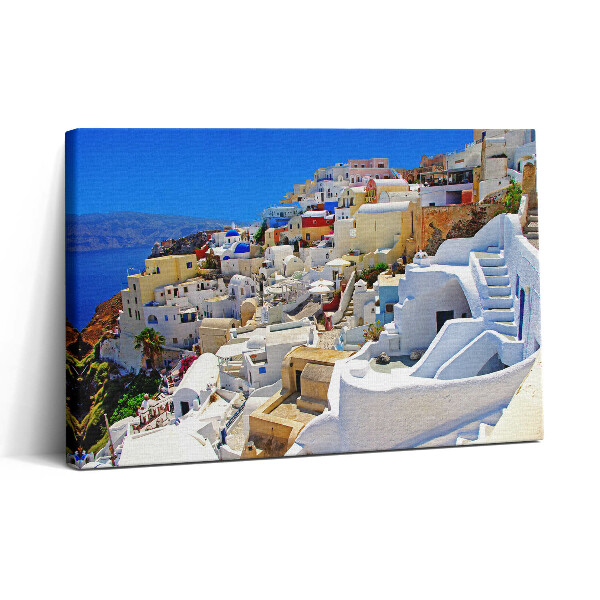 Vászonkép nyomtatás 30x20 Görögország Santorini