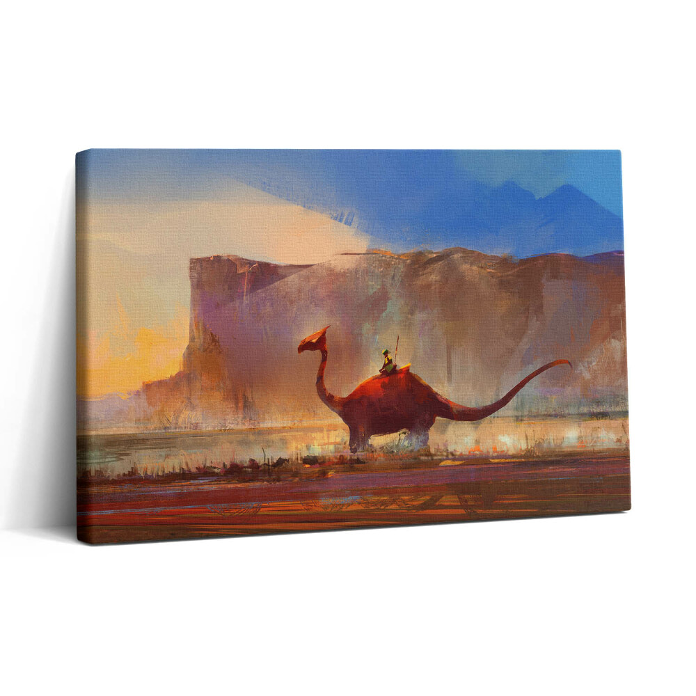 Vászonkép nyomtatás 30x20 Dinoszauruszok