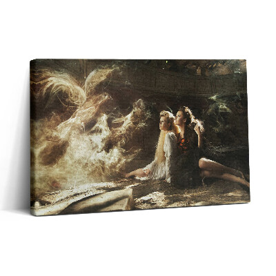 Vászonkép nyomtatás 30x20 Két nő fotója