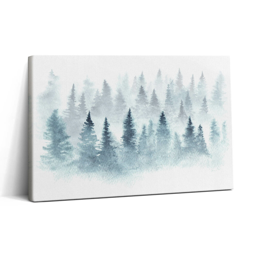 Vászonkép nyomtatás 30x20 Téli erdő