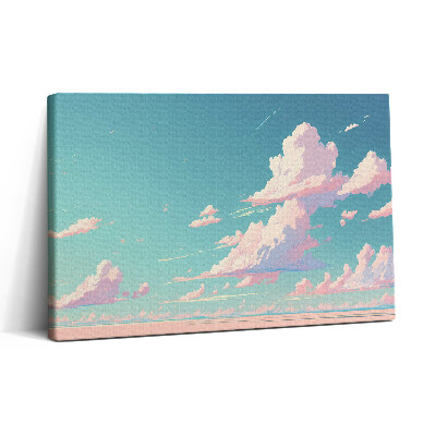 Vászonkép nyomtatás 30x20 Pasztell égbolt színe