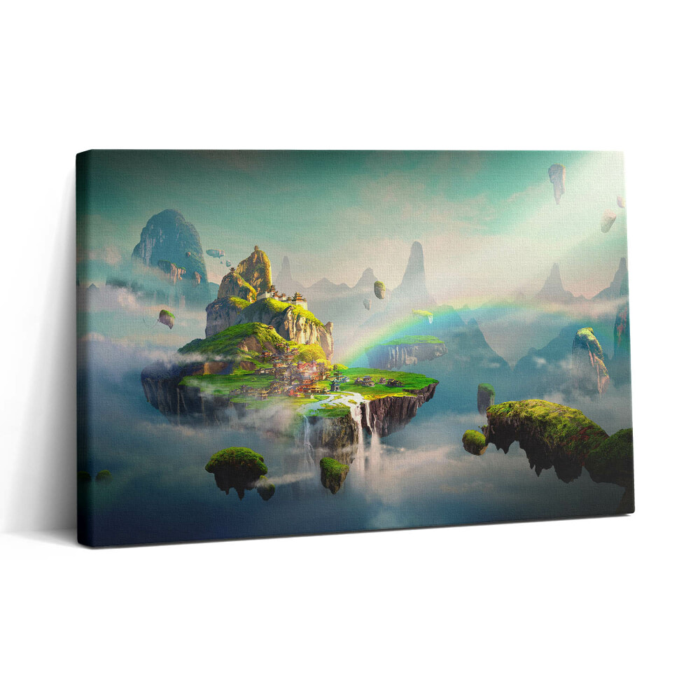 Vászonkép nyomtatás 30x20 Fantasztikus jelenetek kínai stílusban