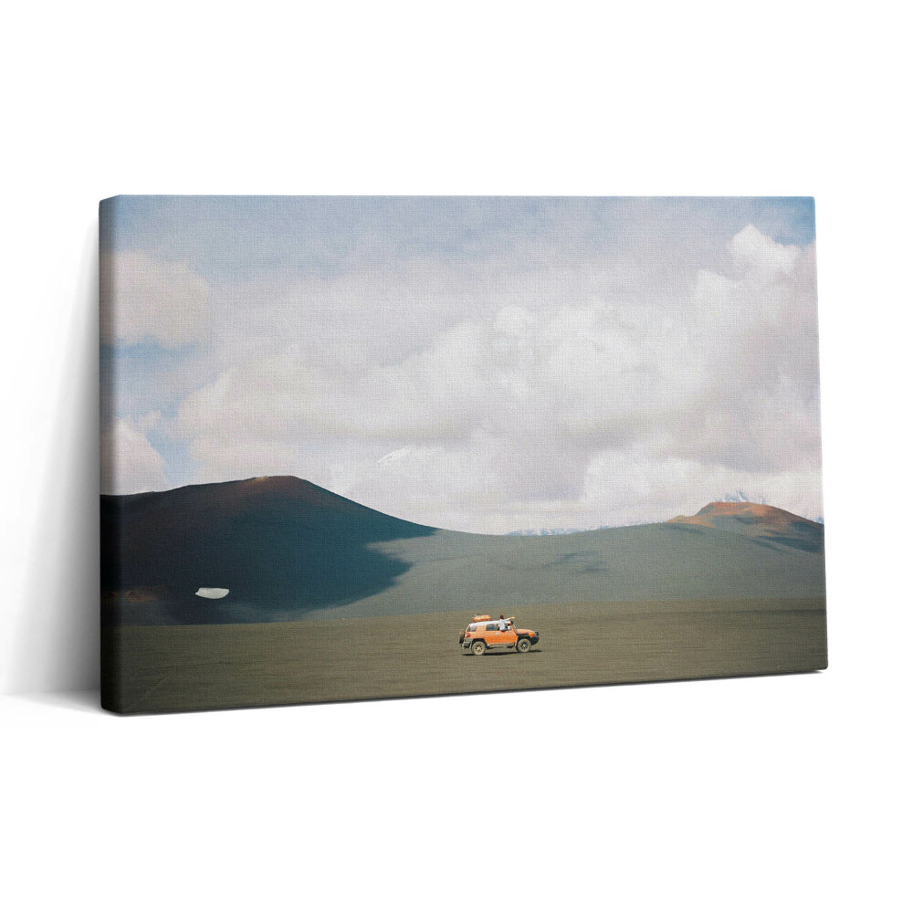 Vászonkép nyomtatás 30x20 Egy jármű Kamcsatkán