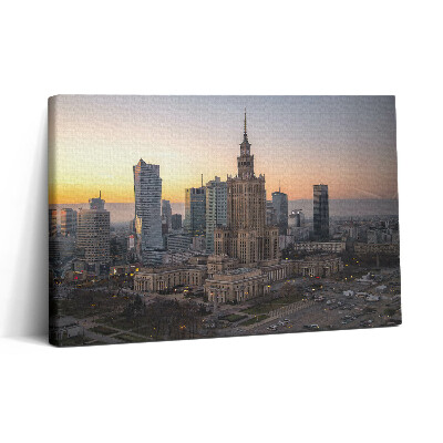 Vászonkép nyomtatás 30x20 Kulturális és Tudományos Palota Varsó