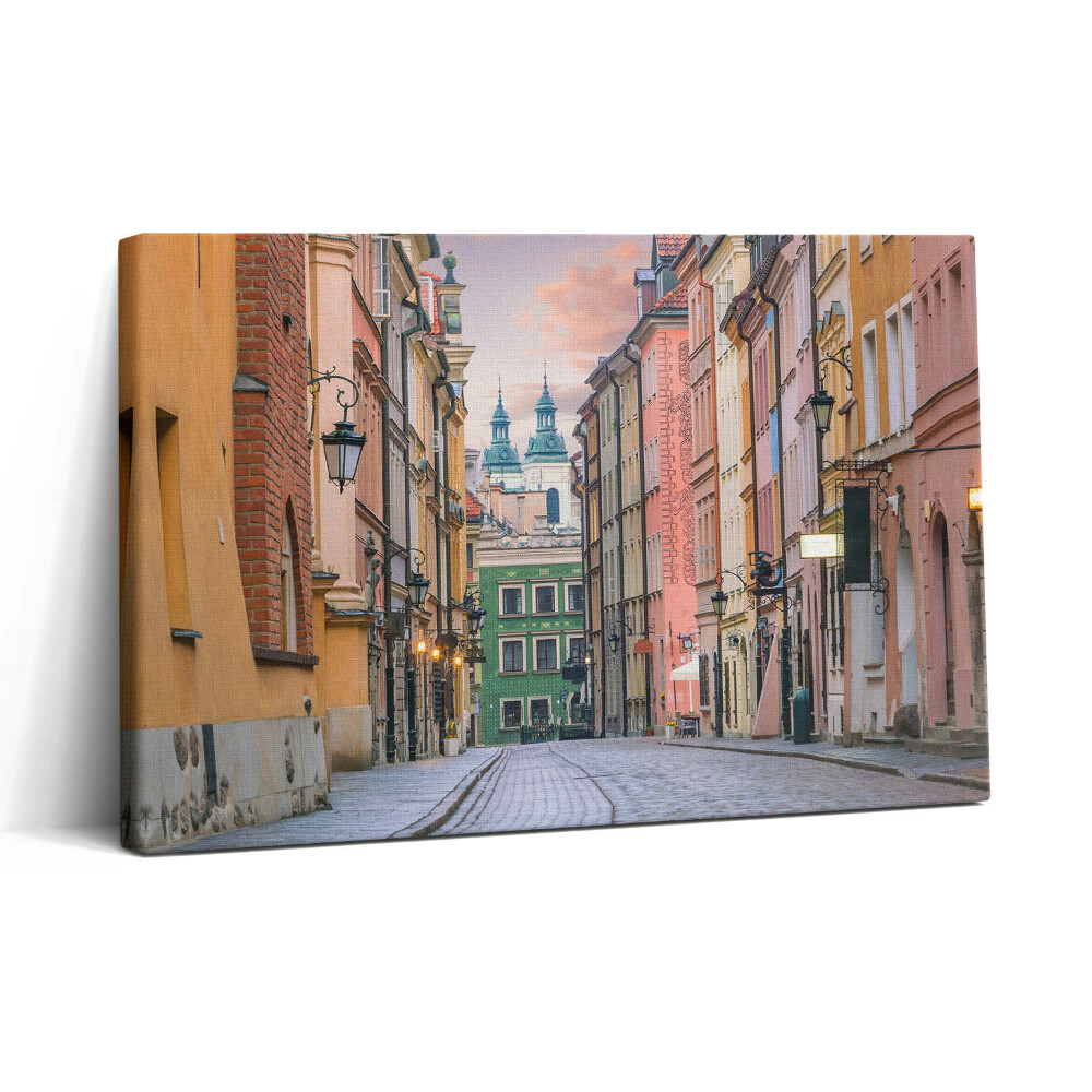 Vászonkép nyomtatás 30x20 Varsó óvárosa