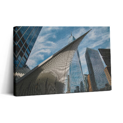 Vászonkép nyomtatás 30x20 Felhőkarcolók New Yorkban