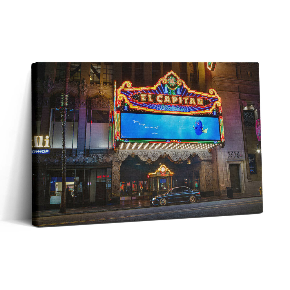 Vászonkép nyomtatás 30x20 Ej Capitan Színház Los Angelesben
