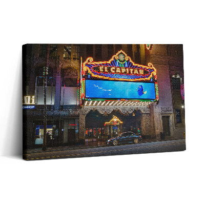 Vászonkép nyomtatás 30x20 Ej Capitan Színház Los Angelesben