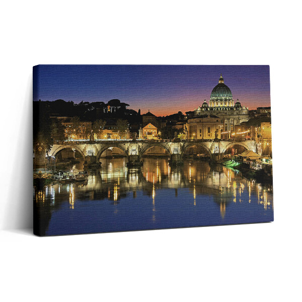 Vászonkép nyomtatás 30x20 Szent Péter bazilika Rómában