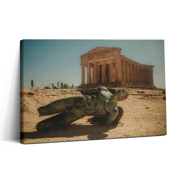 Vászonkép nyomtatás 30x20 A templomok völgye Szicíliában, Olaszországban