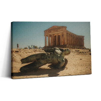 Vászonkép nyomtatás 30x20 A templomok völgye Szicíliában, Olaszországban