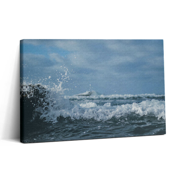 Vászonkép nyomtatás 30x20 A tenger hullámainak fotózása