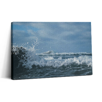 Vászonkép nyomtatás 30x20 A tenger hullámainak fotózása