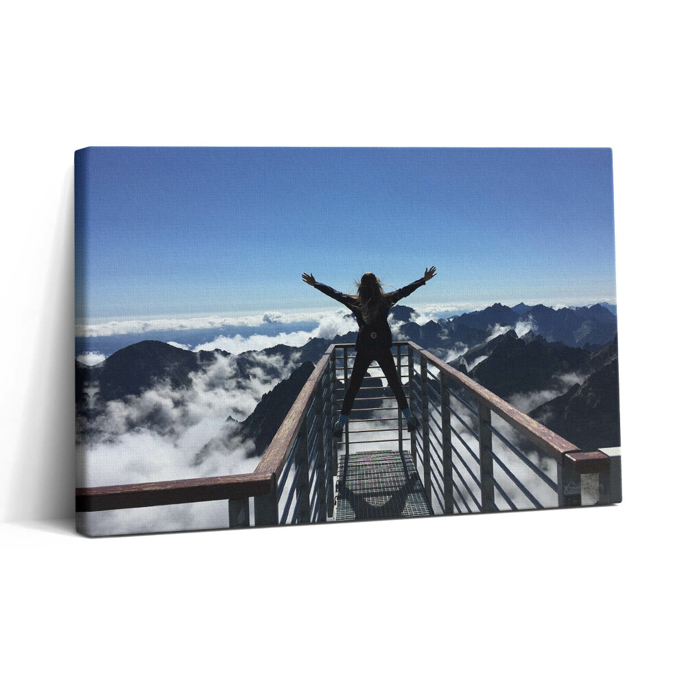 Vászonkép nyomtatás 30x20 Női Tátra Szlovákia