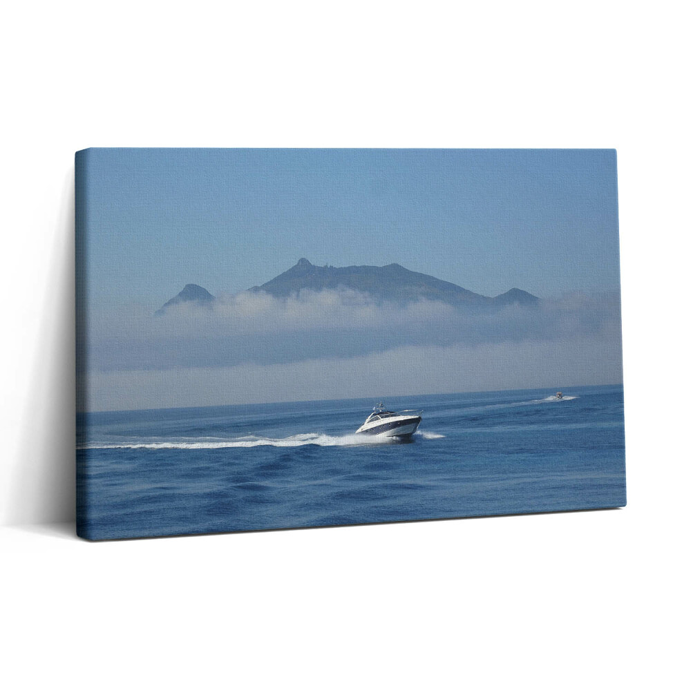 Vászonkép nyomtatás 30x20 Vitorlás az óceánon