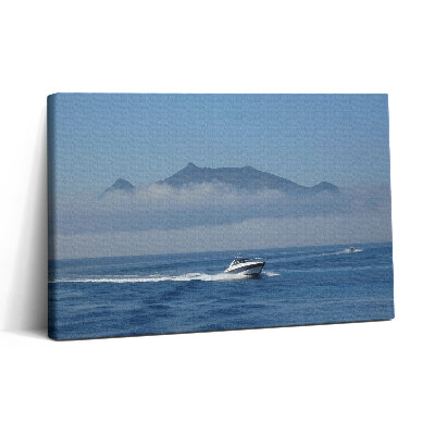 Vászonkép nyomtatás 30x20 Vitorlás az óceánon