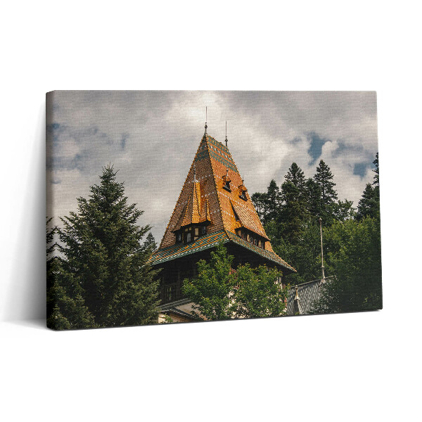 Vászonkép nyomtatás 30x20 Pelisor-palota Romániában