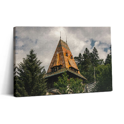 Vászonkép nyomtatás 30x20 Pelisor-palota Romániában