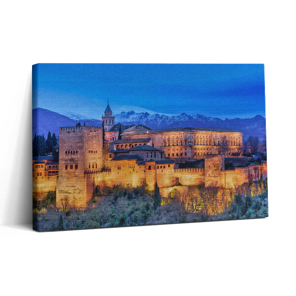 Vászonkép nyomtatás 30x20 Granada andalúziai falai