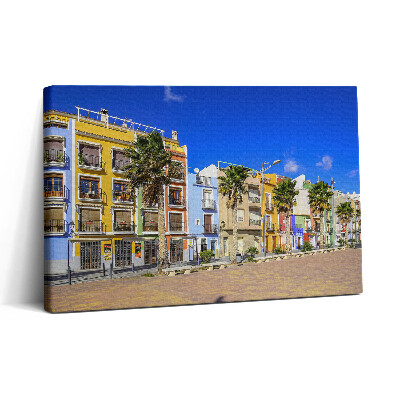 Vászonkép nyomtatás 30x20 Város a Costa Blancán