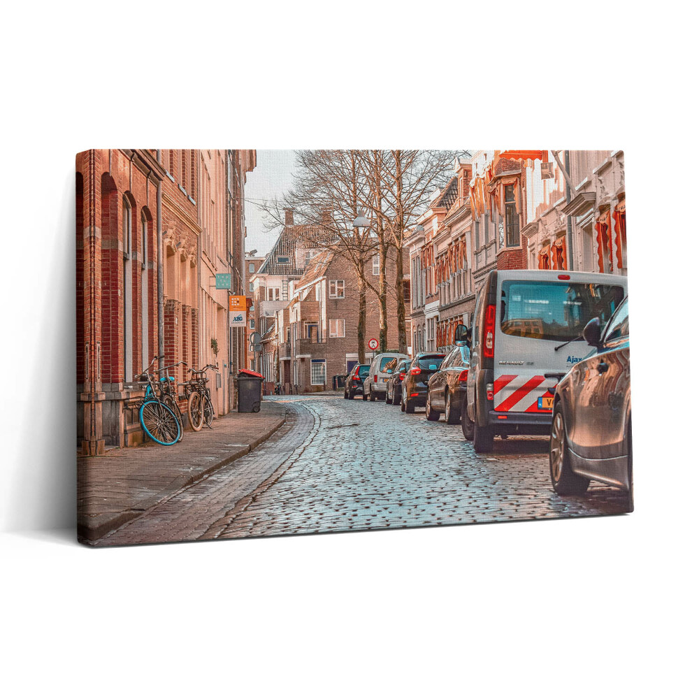 Vászonkép nyomtatás 30x20 Városi utca