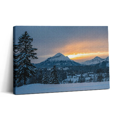 Vászonkép nyomtatás 30x20 Krynica Zdrój Hegyi tájkép