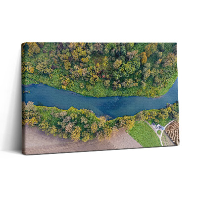 Vászonkép nyomtatás 30x20 Odera folyó a Cseh Köztársaságban