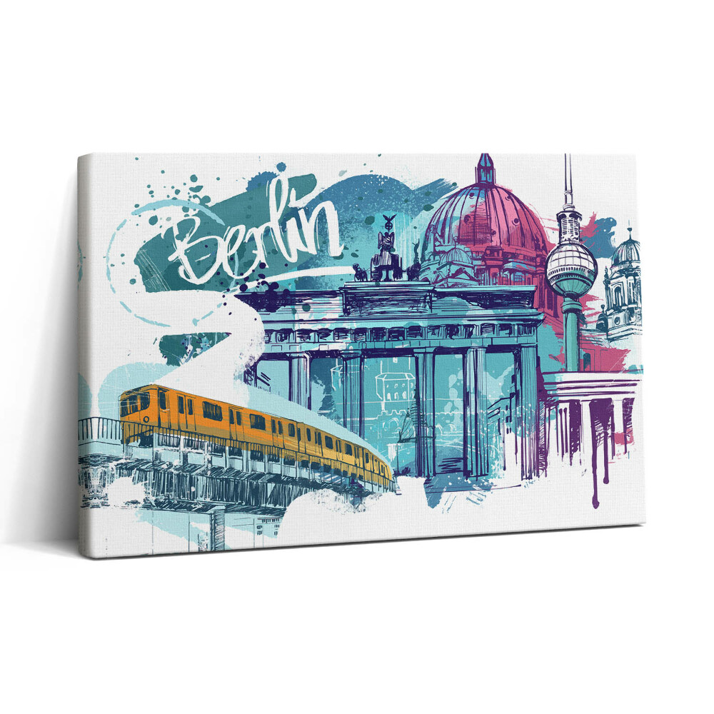 Vászonkép nyomtatás 30x20 Utazás Berlinben