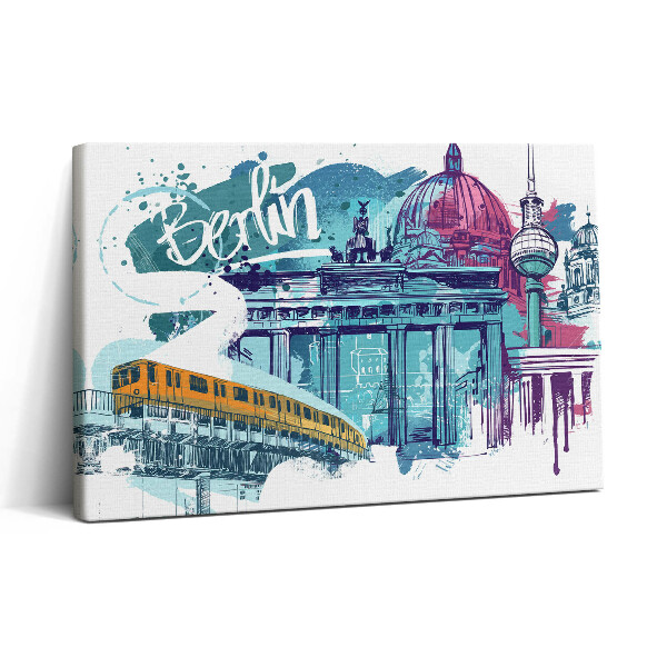 Vászonkép nyomtatás 30x20 Utazás Berlinben