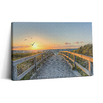 Vászonkép nyomtatás 30x20 Tengerparti nyaralás Németországban