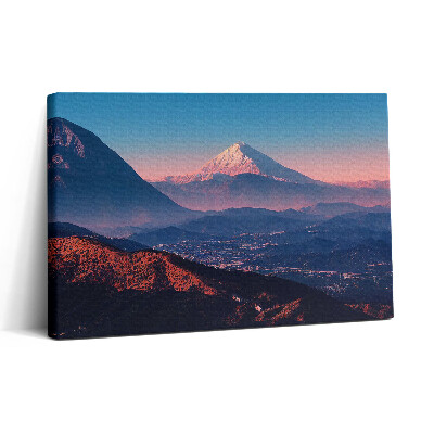 Vászonkép nyomtatás 30x20 San Antonio hegyei az USA-ban