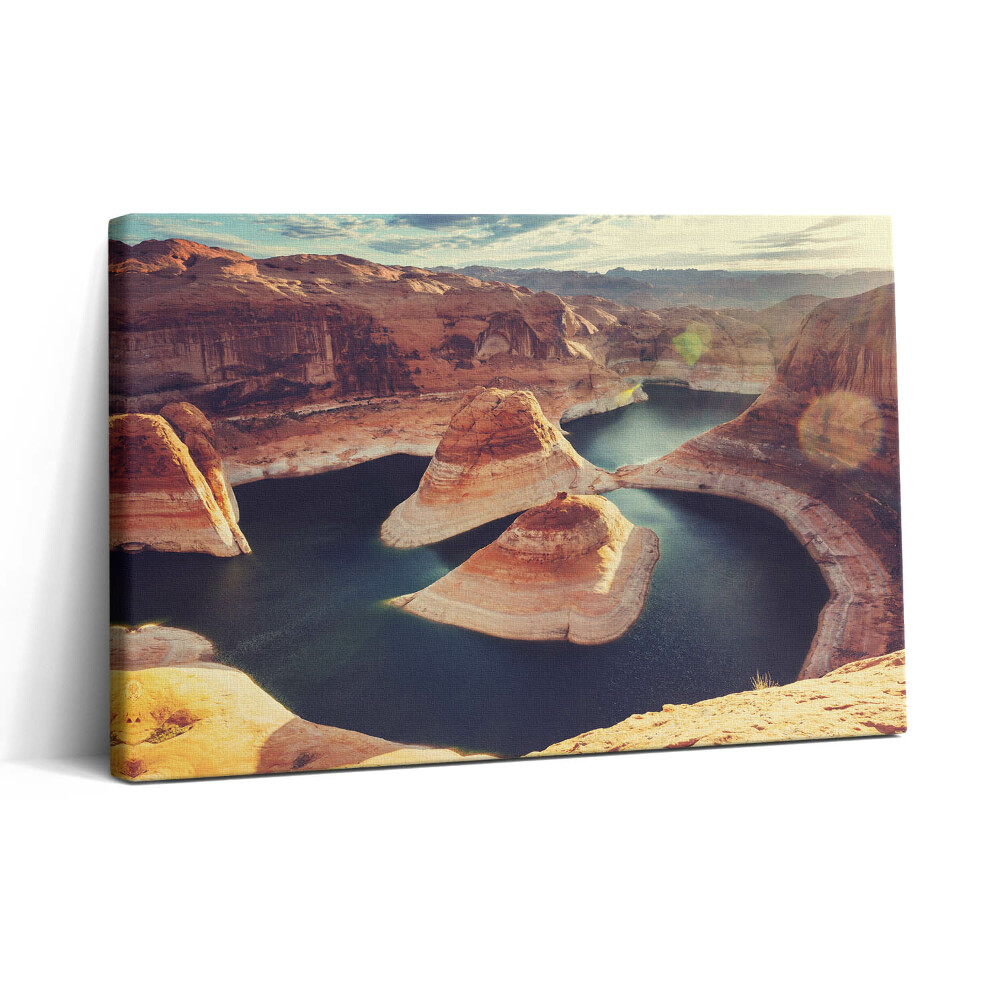 Vászonkép nyomtatás 30x20 Powell-tó az Egyesült Államokban